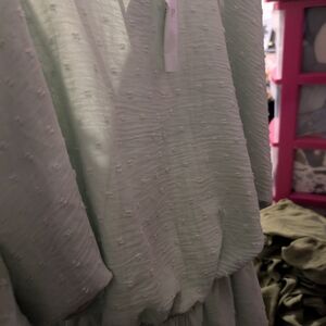 Mint Green Textured Dress